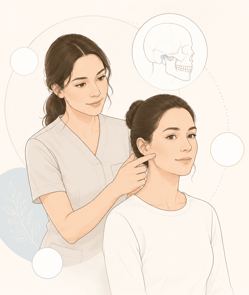 TMD physiotherapy illustration